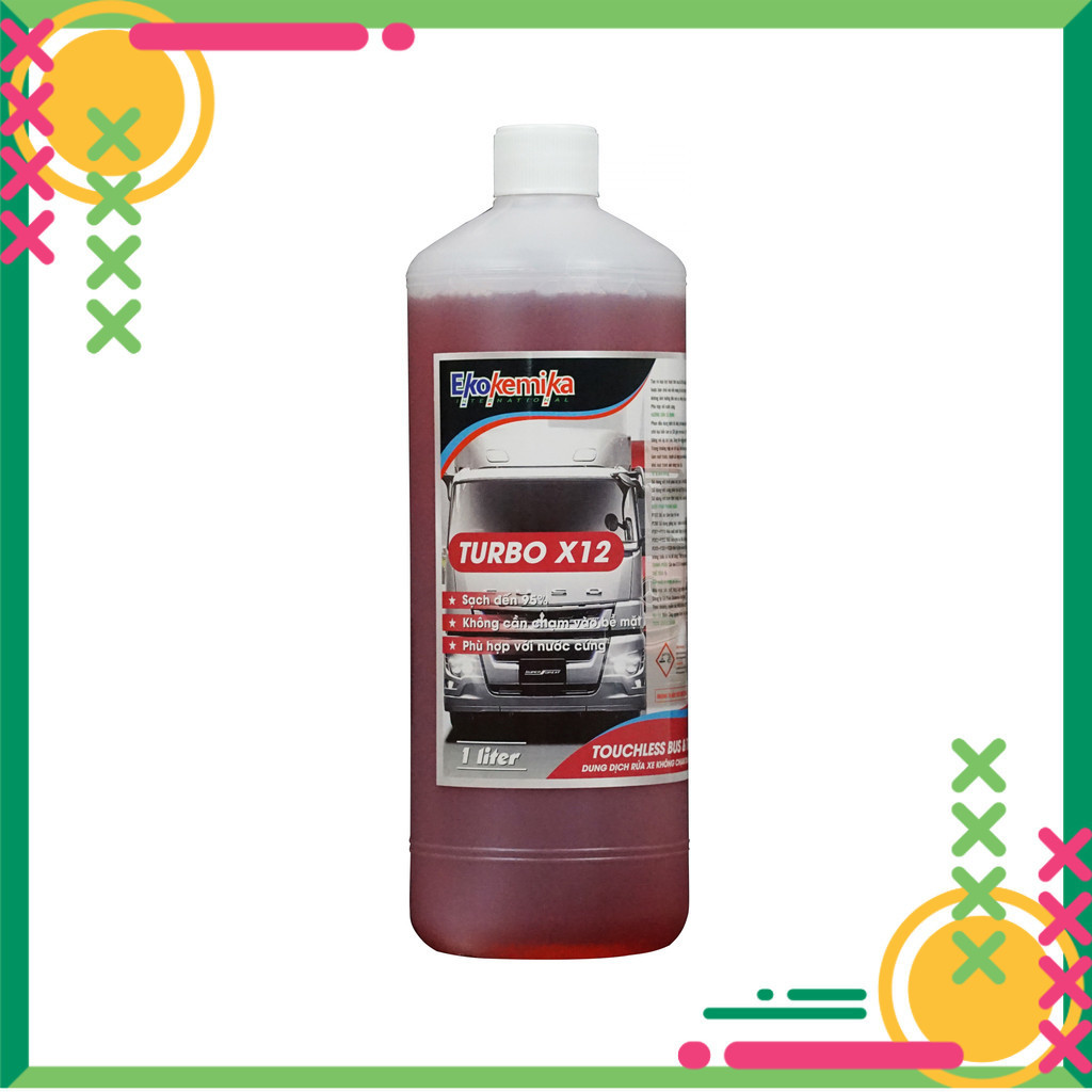 Dung dịch rửa xe không chạm EKOKEMIKA TURBO X12 (1 LÍT)
