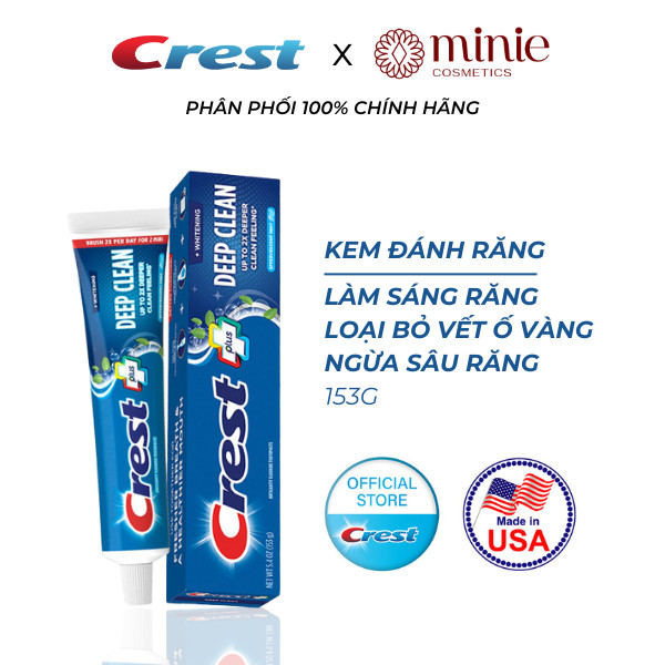 Kem đánh răng Crest nhập khẩu Mỹ chính hãng