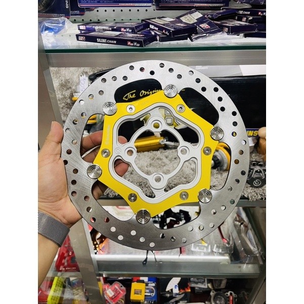 Đĩa 267mm, Đĩa 267 Brembo Oversize khoen Inox 304 4 lỗ đồ chơi phụ kiện đĩa Brembo Wave Dream Sirius