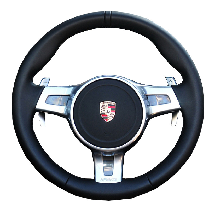 DIY Tùy Chỉnh Vô Lăng Ô Tô Dành Cho Porsche 911 991 Boxster 981 Cayman Cayenne Panamera 2009-2016 Da