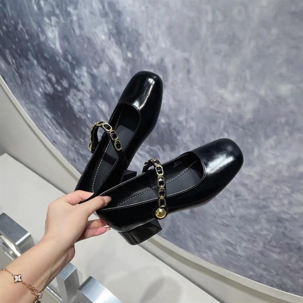 Cao gót mary jane phong cách retro 4P 185571 4/8 Phương Giày