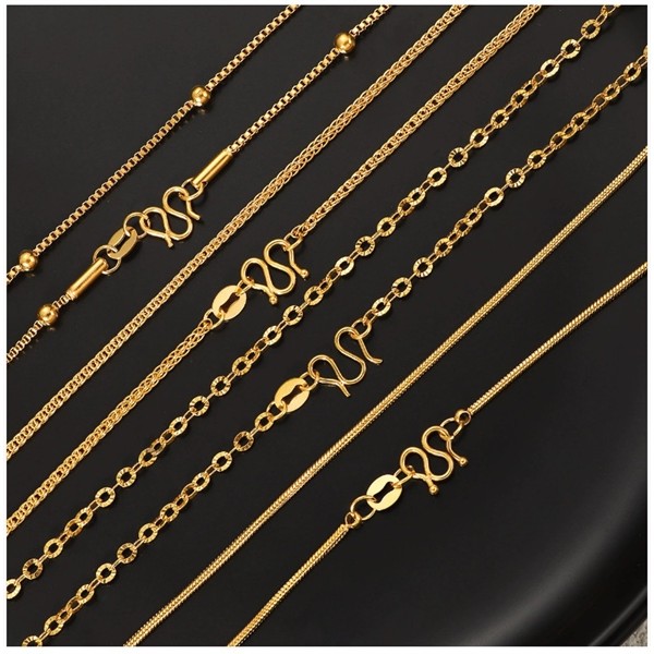 Dây Chuyền Nữ Khóa Chữ M Titan Ko Đen TT5181