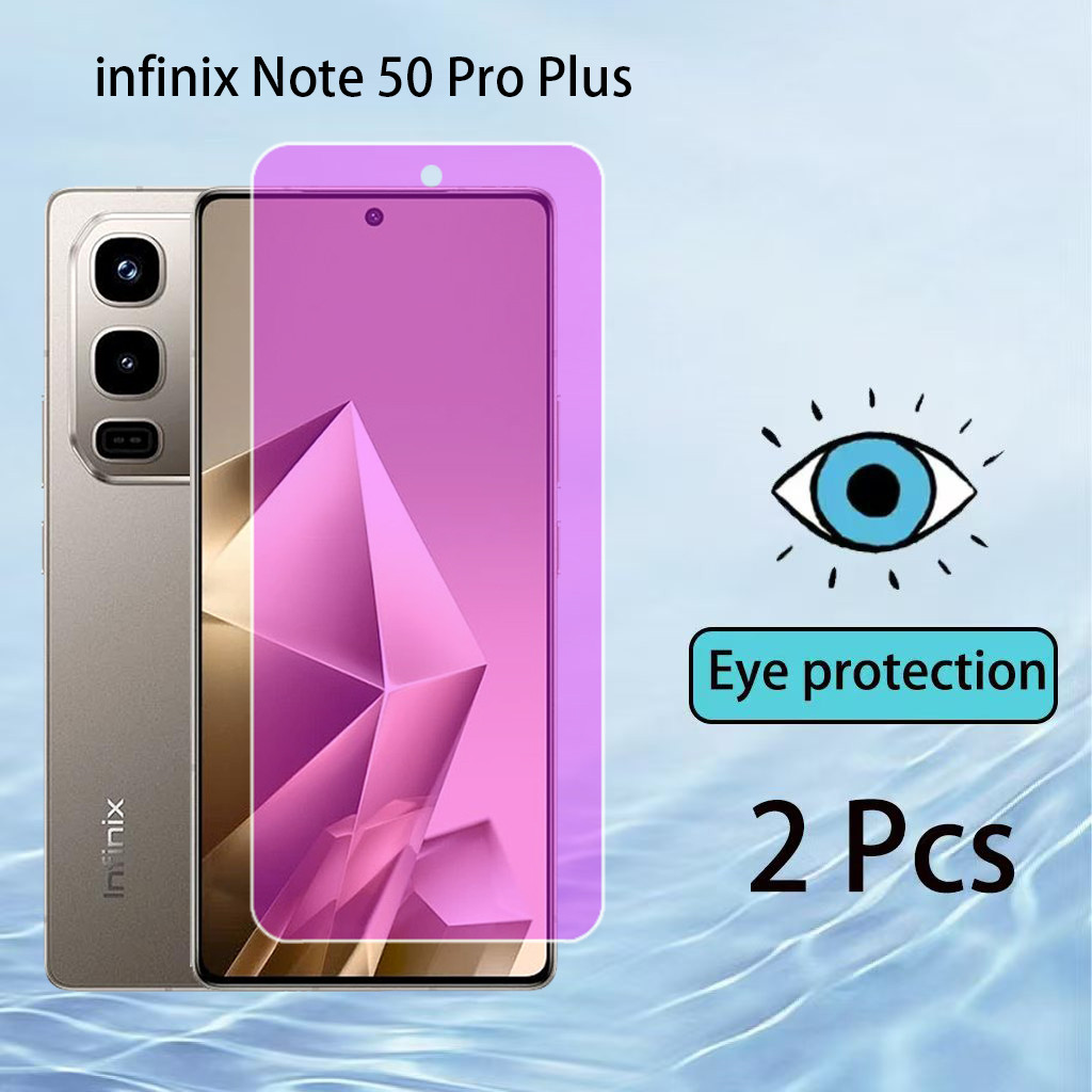 2 Chiếc 9D Infinix Note 50 Pro Plus Kính Cường Lực Chống Xanh Bảo Vệ Màn Hình Cho Infinix Note 50 Pr