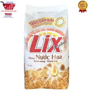 Bột giặt Lix  5,5kg Hương Nước Hoa +Tặng nước xả vải Comfort 580ml Thái lan 