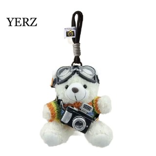  Yerz Panda Sang Trọng Móc Khóa Thú Nhồi Bông Kính Hoạt Hình Gấu Móc Khóa Túi Mặt Dây Chuyền Sang Trọng Đáng Yêu Gấu Trúc Dễ Thương Sang Trọng Móc Khóa Trang Sức Quà Tặng 