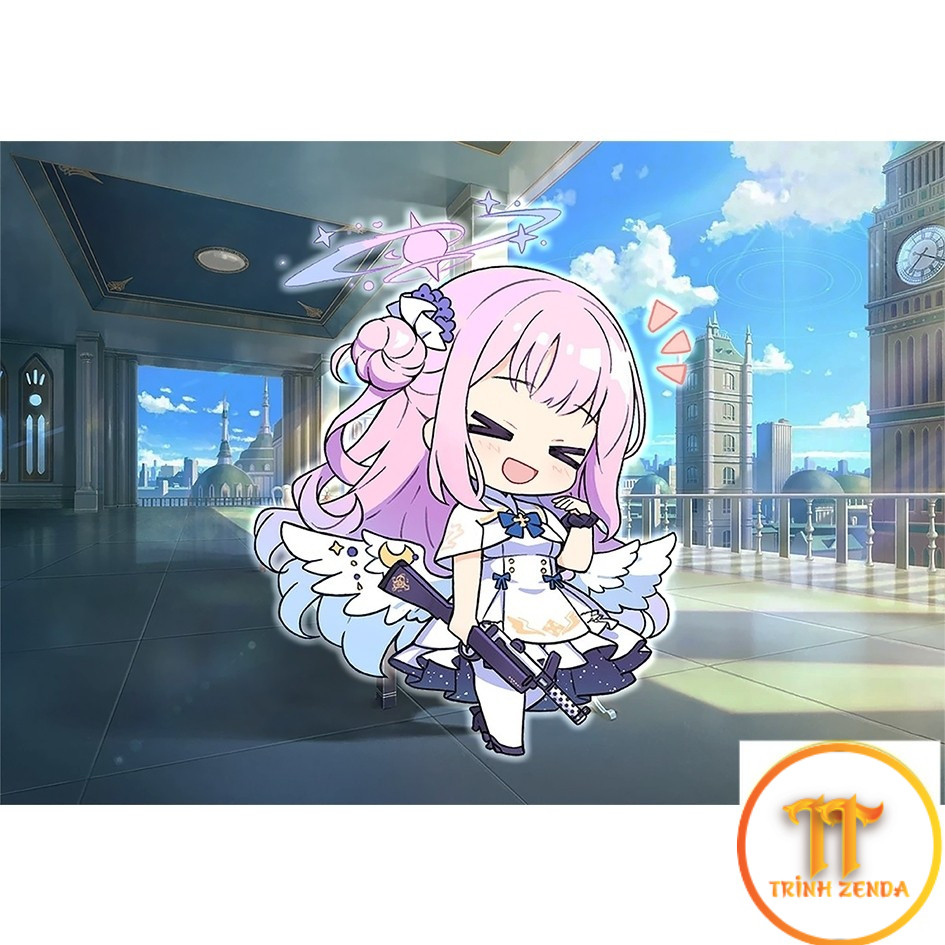 Móc Khóa Keyring 6cm Lưu Trữ Xanh (Blue Archive - Mika, Arisu, Shiroko, Kuroko/Shiroko Terror, Tea P