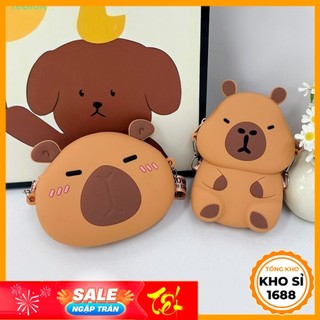  Túi đeo chéo Capybara túi đeo vai cho bé túi đựng lì xì cho trẻ em túi đeo Tết cho bé túi đựng du lịch E2109 