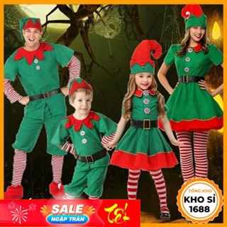  Bộ Đồ Hóa Trang Yêu Tinh Giáng Sinh Cho Bé Gái Bé Trai Trang Phục Cosplay Ông Già Noel E1449 