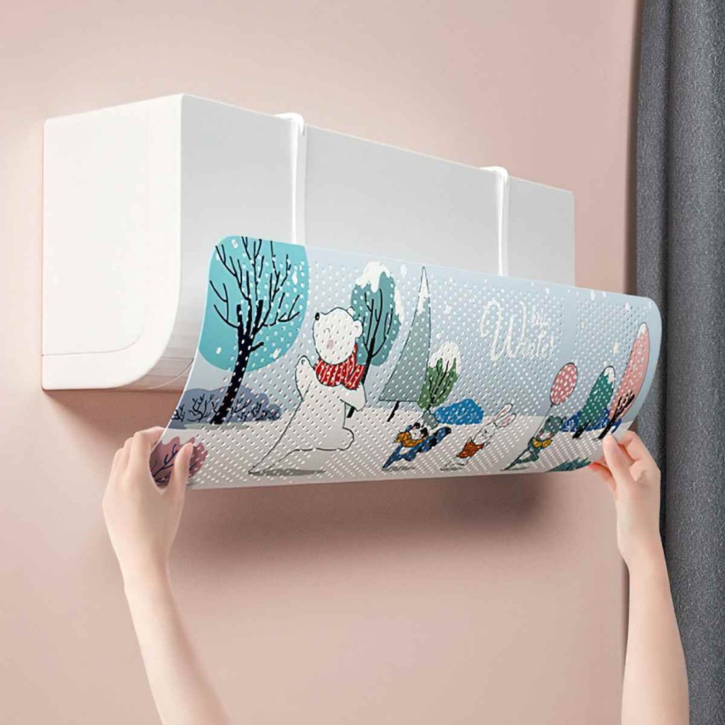 Tấm chắn gió điều hoà tấm chuyển đổi hướng gió điều hoà, máy lạnh bảo vệ sức khoẻ gia đình. CLEER