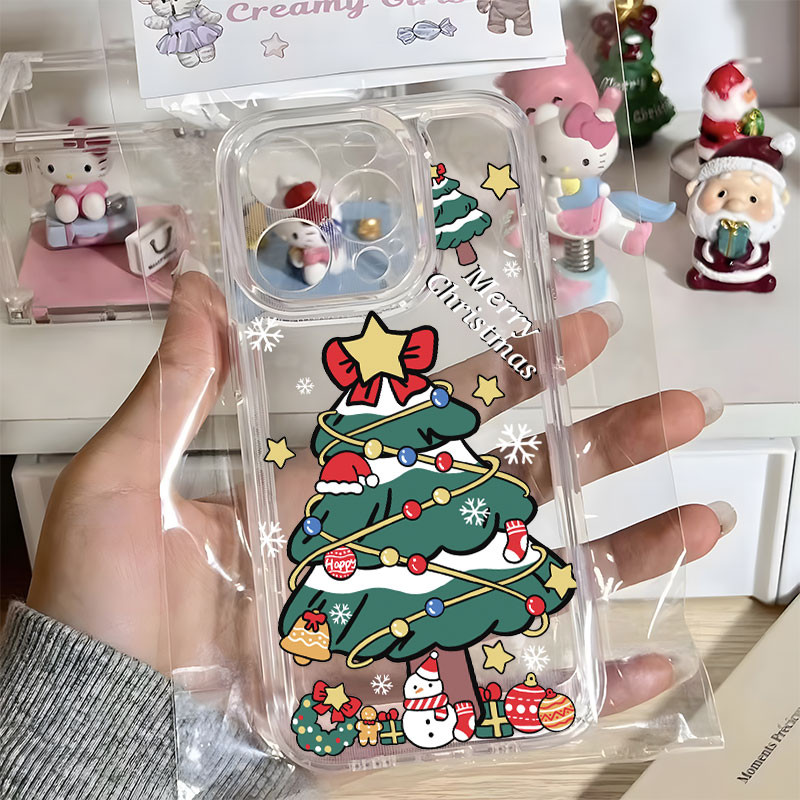 Dành Cho iPhone Ốp Lưng IPXR IP11PRO IP12 IP13 PLUS IP15 IP16PROMAX Vỏ Mềm TPU Trong Suốt Quà Tặng G