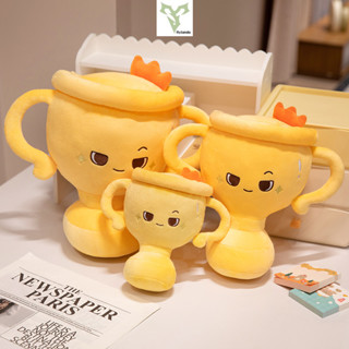 Champion Trophy Plushie Đồ Chơi Sáng Tạo Mô Phỏng Cúp Sang Trọng Búp Bê Móc Khóa Mặt Dây Chuyền Đồ Chơi Nhồi Bông Mềm Gối Trang Trí Nhà Phần Thưởng Đồ Chơi Cho Trẻ Em Sinh Nhật Quà Tặng Giáng Sinh Đổi Quà Tặng