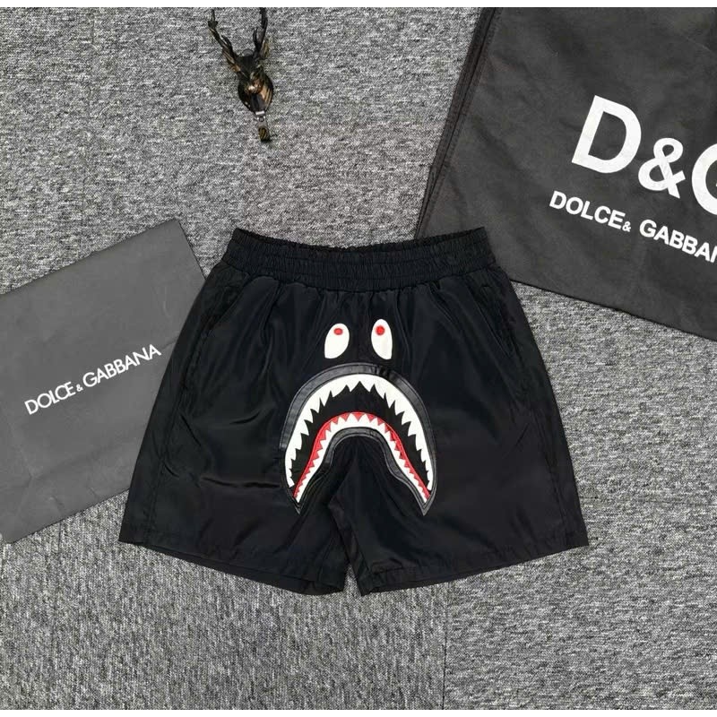 Quần Short In Bape Cá Mập KCloset Quần Đùi Gió Mềm Mịn Mặc Mát NA860