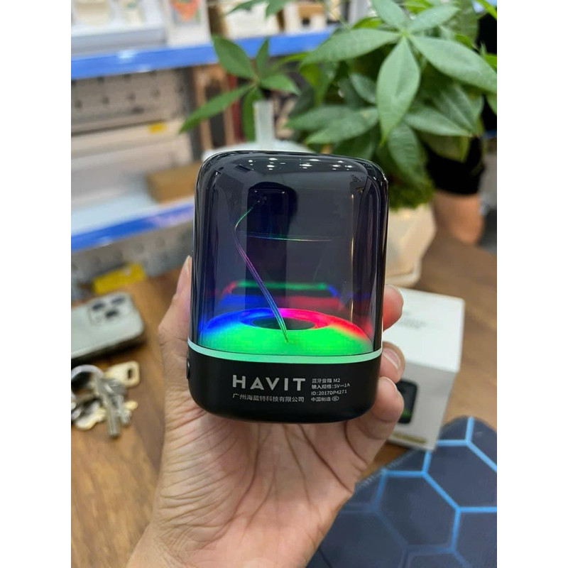 Loa Bluetooth TWS M2 Hãng HAVIT - Phiên bản Bluetooth 5.1, Công Suất 3W, Hiệu Ứng Đèn RGB