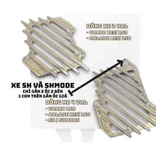  Tấm che két nước Vario Ablade SH - Nhôm CNC thiết kế 3D 