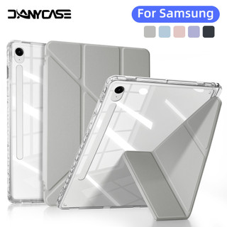 Ốp Lưng Trong Suốt Hình Chữ Y Cho Samsung Galaxy Tab A9 8.7 inch A9 Plus S9 11 “S9 FE 10.9 ” S9 FE Plus S9 Plus 12.4 ” Vỏ Máy Tính Bảng Có Vỏ Đựng Bút Chì