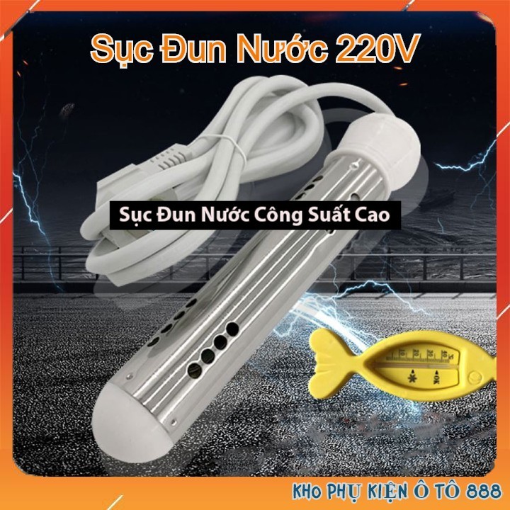 [FREESHIP] Sục Điện 220V, Sục Đun Nước An Toàn Đủ Loại Công Suất