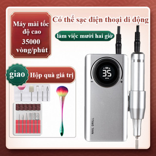 Máy mài móng tay cao cấp STE101, UV101, UV201 chuyên dụng cho ngành nghề có thể sạc điện thoại di động, 35000RPM, 36W