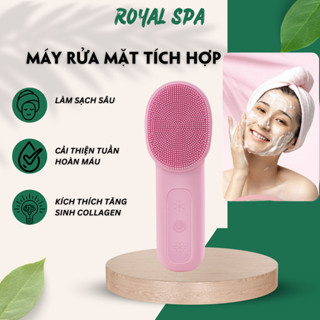  Máy rửa mặt Sonic đa năng chườm nóng lạnh nâng cơ làm sạch sâu trị mụn CSSD127 Royalspa 