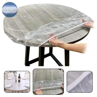  Hoeaden 10 Chiếc Khăn Trải Bàn Tròn Trong Suốt Chống Thấm Nước Chống Dầu Vỏ Bàn Bảo Vệ Vải Ăn Bàn Có Nhà VN 