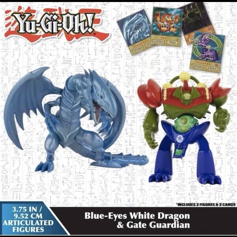 Yu-Gi-Oh Hình TIME WIZARD KURIBOH RELINQUISHED DARK MAGICIAN BLUE-EYES TRẮNG DRAGON GATE GUARDIAN ĐỎ
