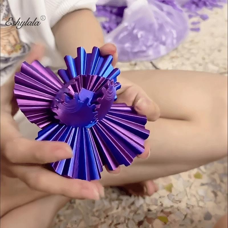Eshylala 3D In Gear Ball Spin Ball Hoặc Cube Fidget Toy, Gear Ball Pop Fidget Toy, Gear Toy để thư g