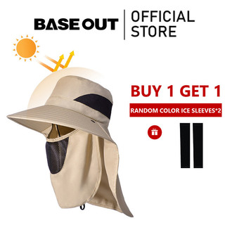 BASE OUT Shawl Mũ che khuôn mặt ngoài trời