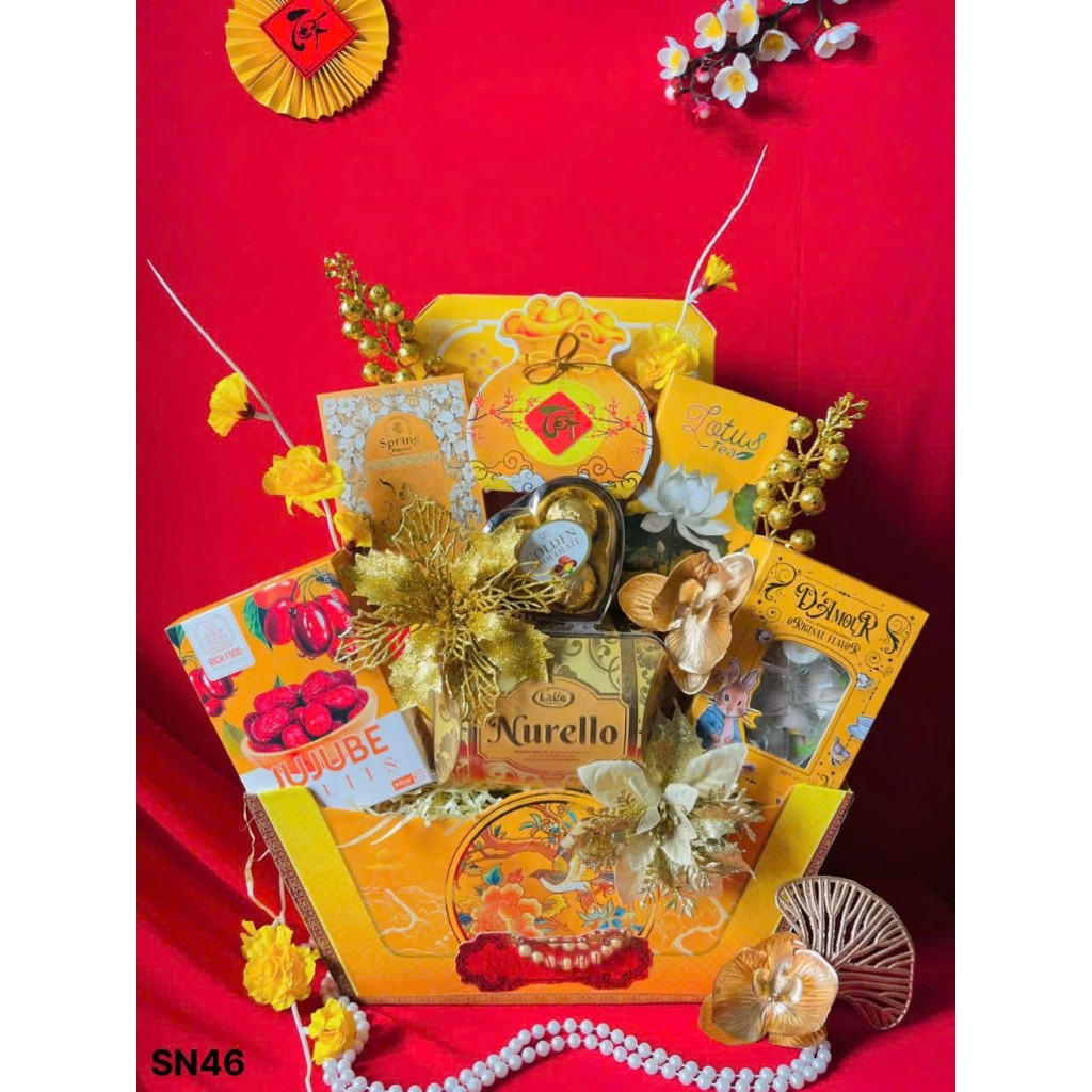 Set giỏ quà biếu tặng ngày Tết Sắc Xuân Đoàn Viên SN46