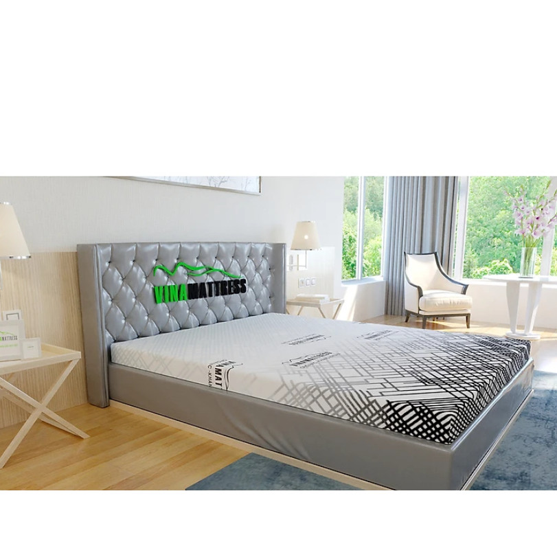 Nệm cao su JT Home Decor Vinamattress hai mặt lổ vải organic