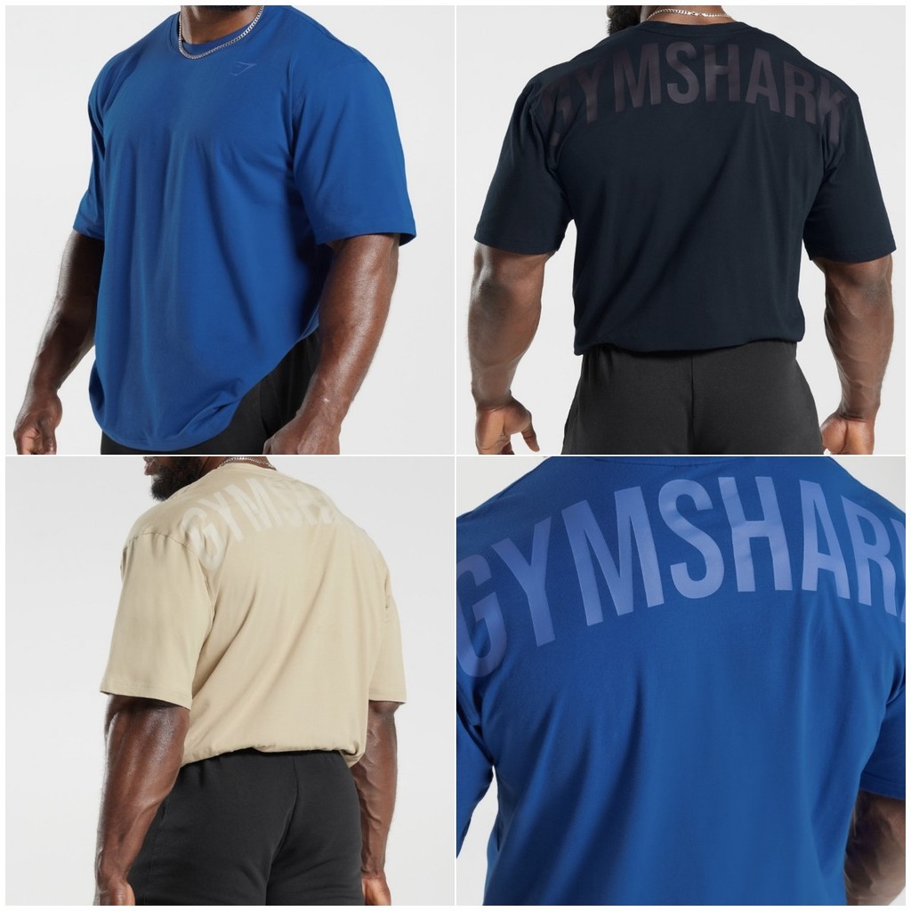 Hàng sẵn có - Áo thun thể thao tay ngắn nam nữ phong cách Gymshark