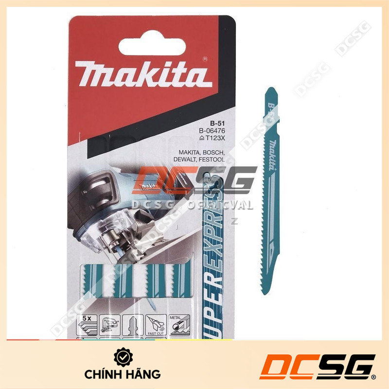 Lưỡi cưa lọng cắt nhanh kim loại Makita B-51 B-06476 (01 lưỡi) | DCSG Store