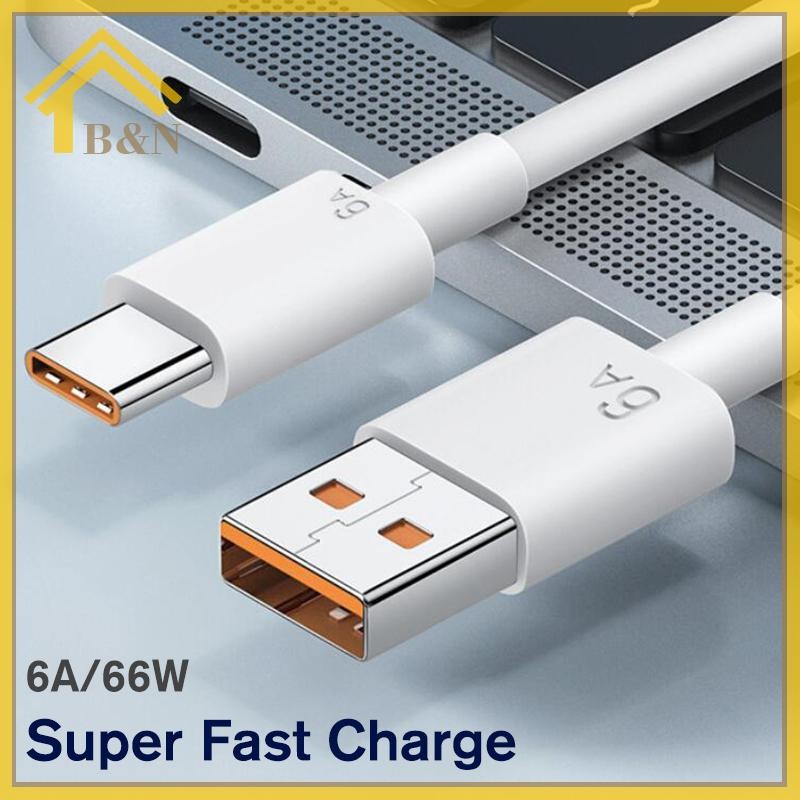 Dây Cáp Sạc Nhanh usb Loại c 1 / 1.5mile 6a 66w Cho xiaomi samsung huawei vn