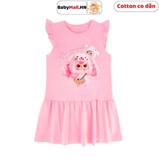 Váy cánh tiên Baby Three cho bé BABYMALL váy bé gái chất cotton co dãn 4 chiều mềm mịn thoáng mát