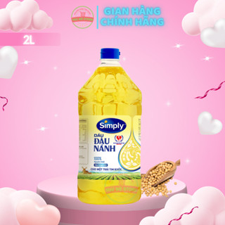 Dầu Ăn Simply Đậu Nành Nguyên Chất - Chai 2L