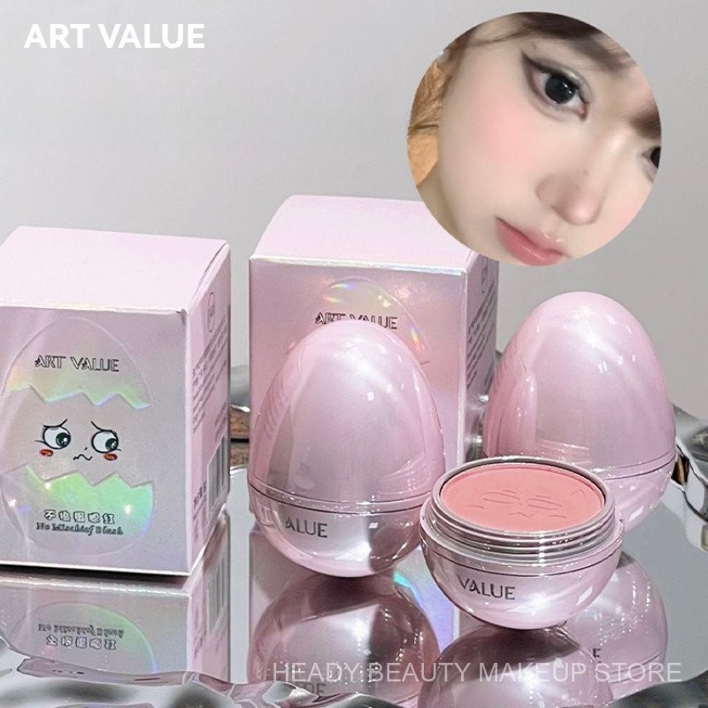 ART VALUE Blush Single Color Matte Blush Low Saturation Long-Lasting Makeup XWTS