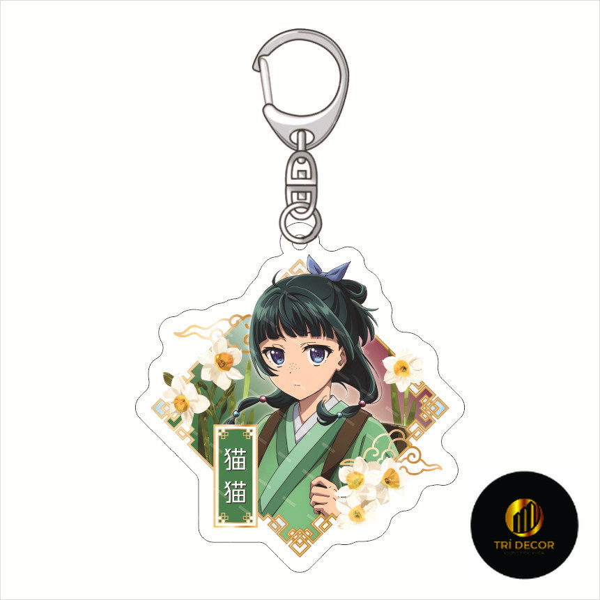 Móc Khoá, Mô Hình Standee Anime Diaries Kusuriya No Hitorigoto Maomao Gao Shun Li Bai Trang Trí Bàn 