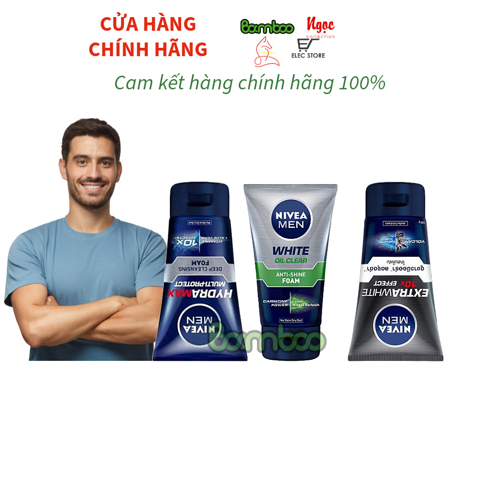 Sữa rửa mặt Nivea Men Thái Lan 100g