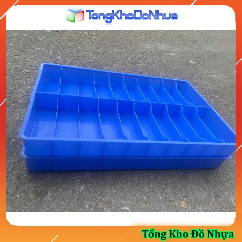 Khay Nhựa 20 ngăn kích thước: 550*350*60mm Đựng Dụng cụ Đa Năng , linh kiện ốc vít nuôi cá