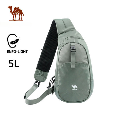 Túi đeo chéo nam chống nước CAMEL CROWN  5L, Túi ngực nhẹ