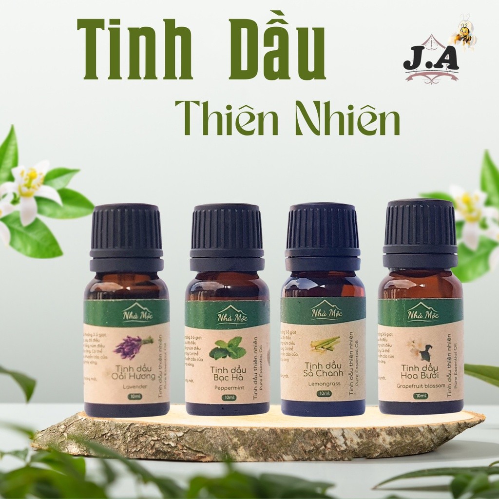 Tinh Dầu Nguyên Chất Có Kiểm Định, Tinh Dầu Sả Chanh, Bạc Hà, Lavender giúp thơm phòng, khử mùi, đuổ