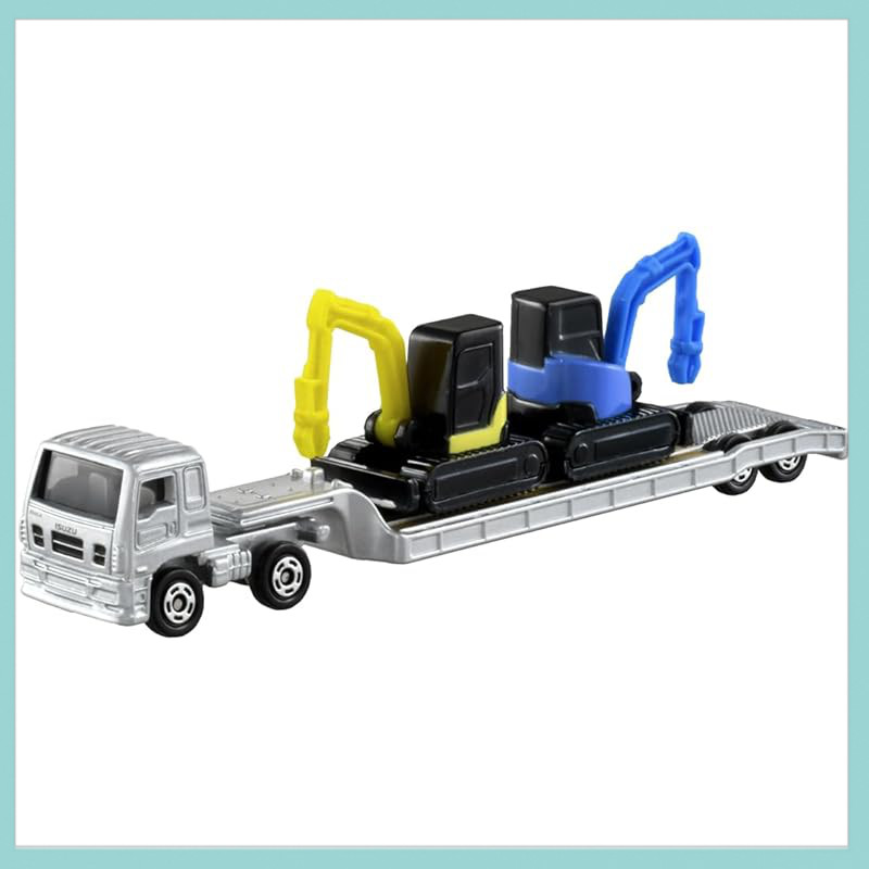 Tomica Long No. 142 Isuzu Giga Heavy Machinery Transport Vehicle