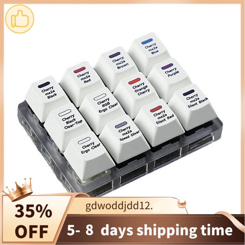 Superior Cherry MX2A Key Switch Test 12 phím Bàn phím cơ lấy mẫu Công cụ kiểm tra công tắc cho bàn p