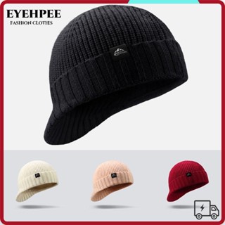 Mũ dệt kim EYEHPEE, Mũ bảo vệ tai dày mềm mại, Mũ len ấm áp chống gió mùa đông dành cho nam