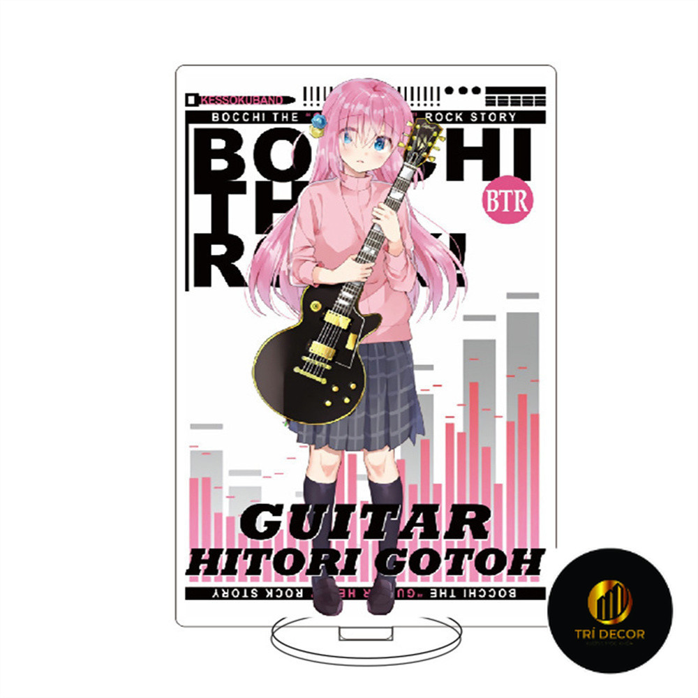 Móc Khoá, Mô Hình Standee Anime BOCCHI THE ROCK Trang Trí Bàn Học