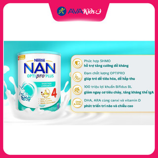 Sữa bột NAN Optipro Plus số 4 800g (2 - 6 tuổi)
