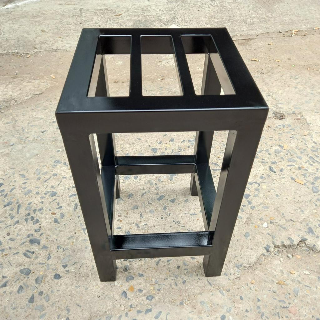 Kệ sắt Vuông 30x30cm, Cao (50-60-70)cm, thép hộp 30mm - Giá kê chậu cây nặng - Đôn để chậu hoa
