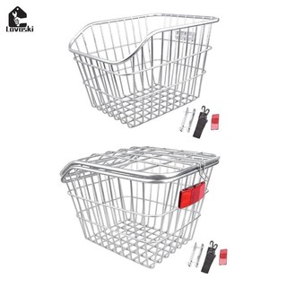 Giỏ Xe Đạp Phía Sau Xe Đạp Giá Giỏ Nặng Di Động Hợp Thời Trang Giỏ Xe Đạp