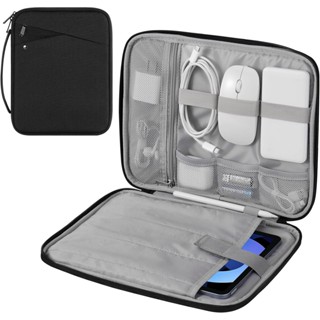 Túi đựng máy tính bảng di động MoKo Hộp đựng máy tính bảng 9-11 inch Vỏ đựng chống sốc nhiều lớp có đệm Túi du lịch bảo vệ cho iPad Air / Pro 11 inch 2024