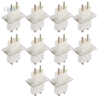Lidu1 Gói 10 Lò Vi Sóng Bền Phụ Kiện Pin Ổ Cắm Lò Vi Sóng Magnetron Phích Cắm Lò Vi Sóng Nhựa Lò Vi Sóng Pa