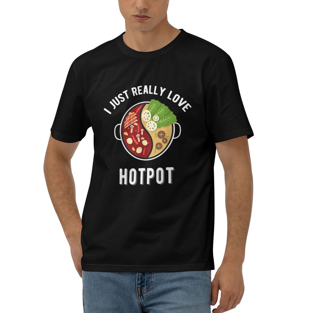 I Love Hotpot Shabu Shabu Asian Food Lover Áo thun Cotton