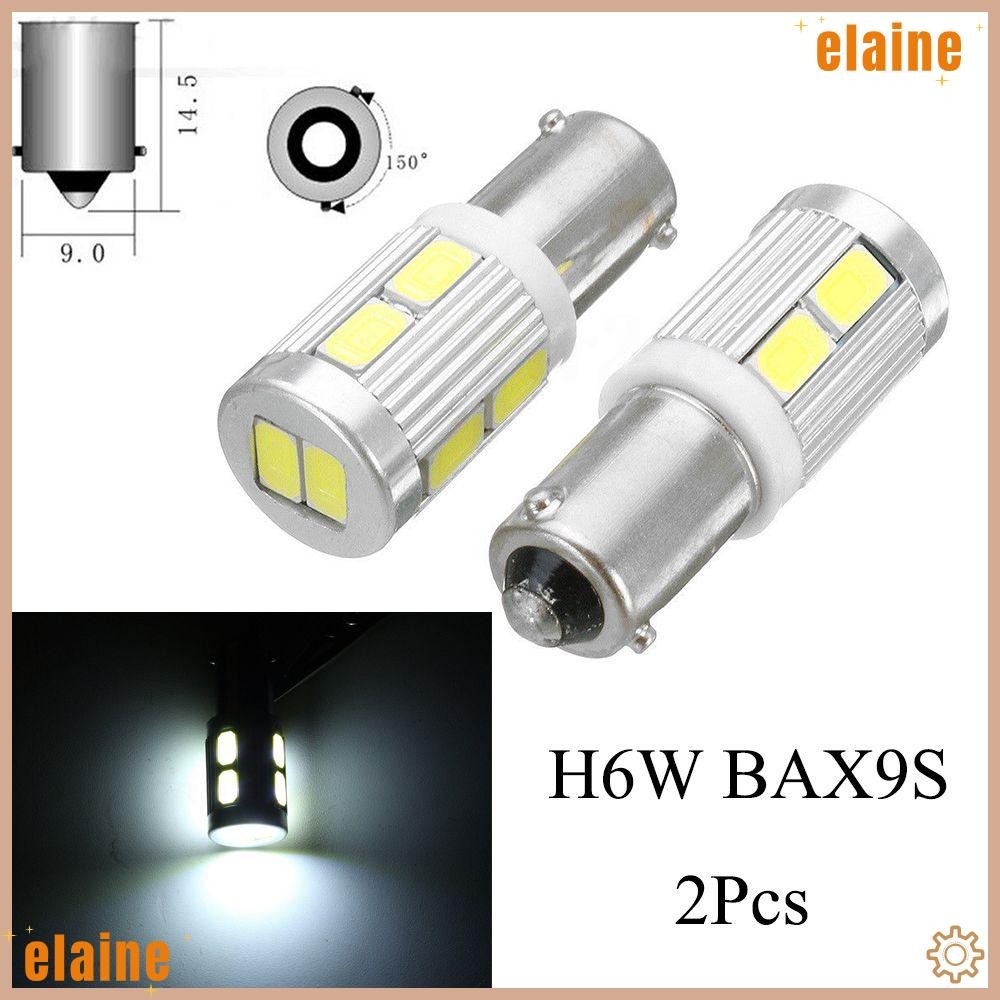 ELAINE2 2 Chiếc BAX9S H6W 10 Bóng Đèn SMD Tự Động Nóng Đèn LED Cho Xe BMW 3 Series F30 F31